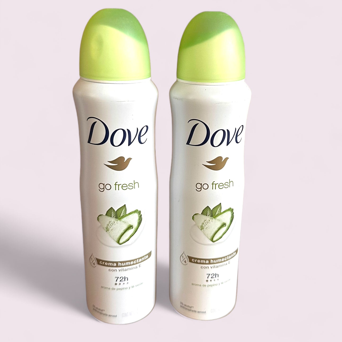 DESODORANTE MUJER - PACK DOVE DESODORANTE GO FRESH SPRAY ANTITRANSPIRANTE PEPINO/TE VERDE 48H S/A.150ML X2 UNIDADES