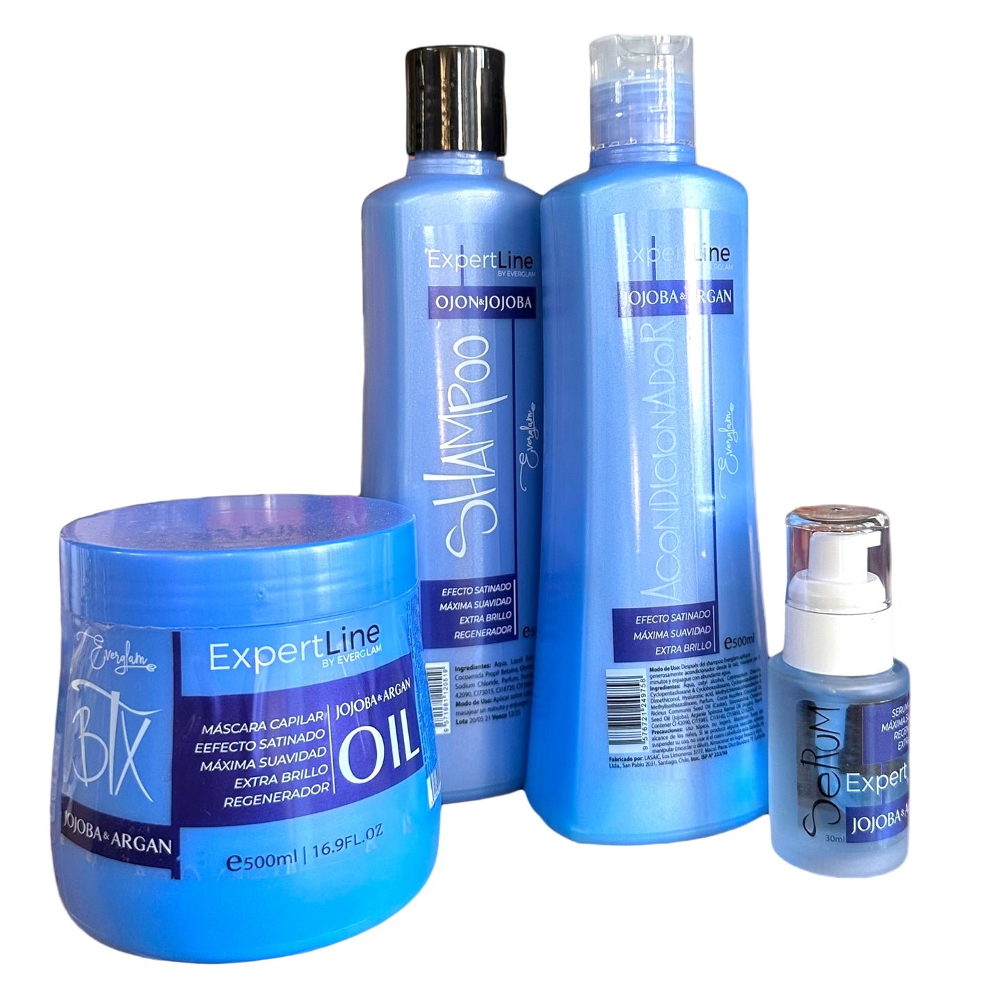 TRATAMIENTO CAPILAR PACK EXPERT LINE JOJOBA SH+ACO 500 ML + TRATAMIENTO+ACEITE CAPILAR