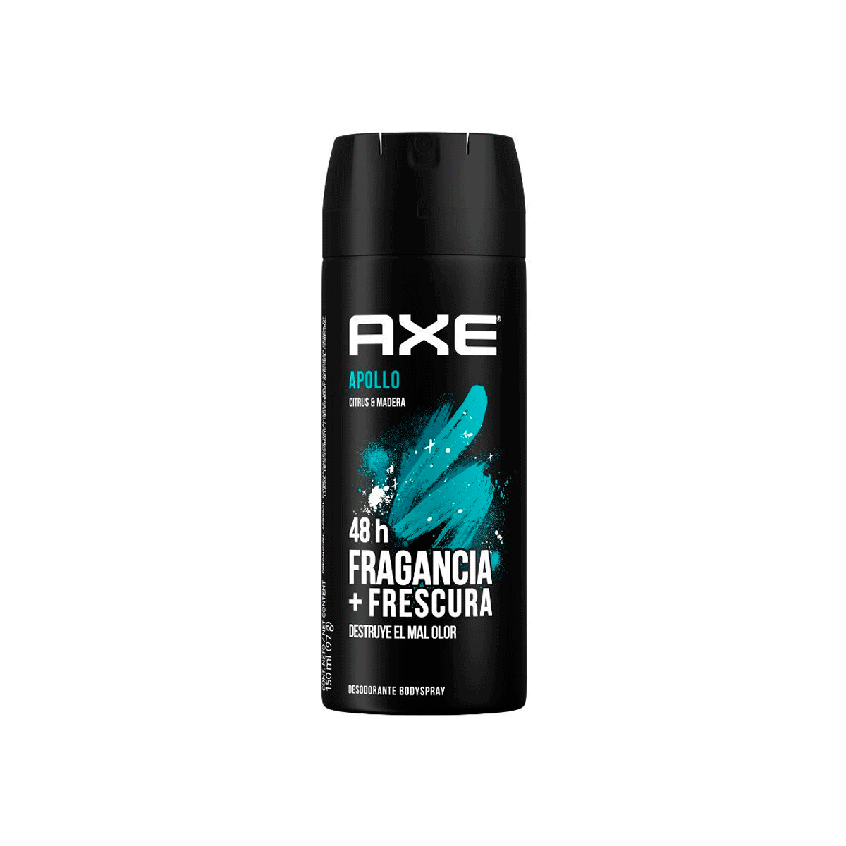DESODORANTE HOMBRE AXE BODY SPRAY APOLLO 150ML 48H.