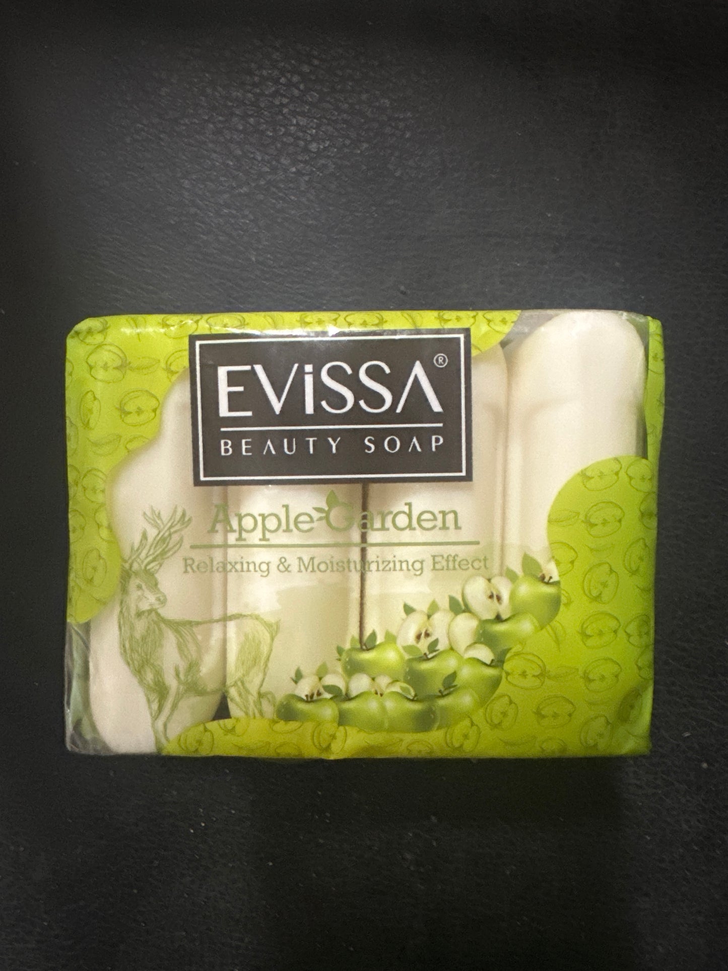 JABON EN BARRA EVISSA BEAUTY SOAP APPLE GARDEN 70G X4