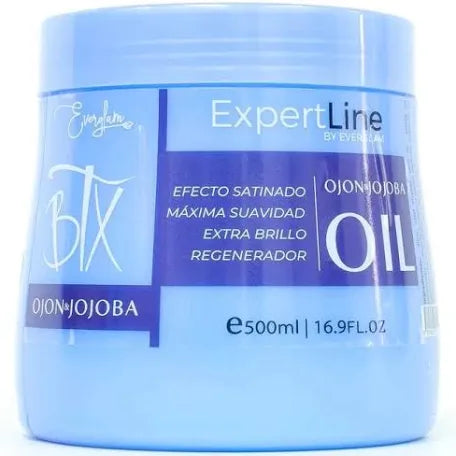 TRATAMIENTO CAPILAR BOTOX JOJOBA & ARGAN OIL 500GR EXPERT LINE EVERGLAM