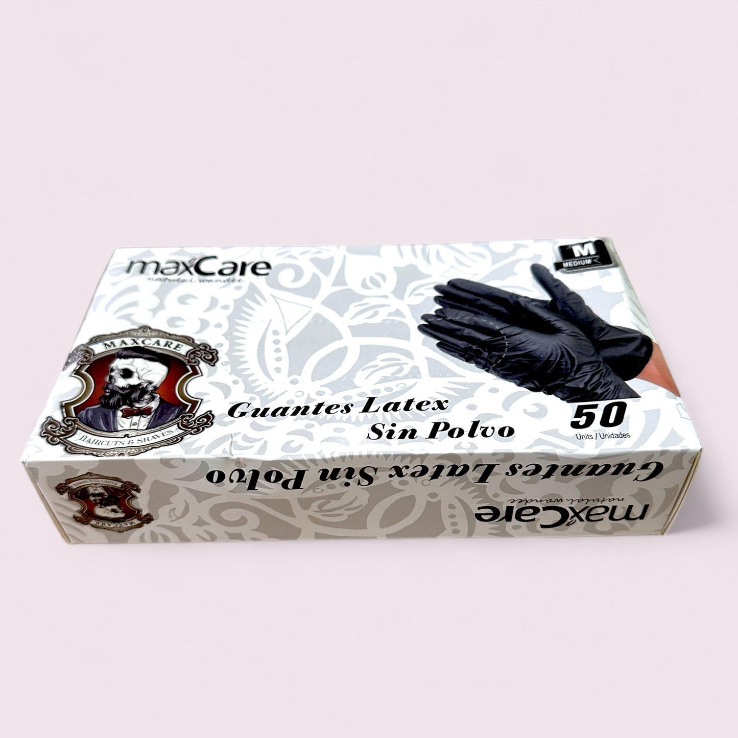 IMPLEMENTOS SALON - GUANTES DE GOMA TALLA M 50 UNIDADES