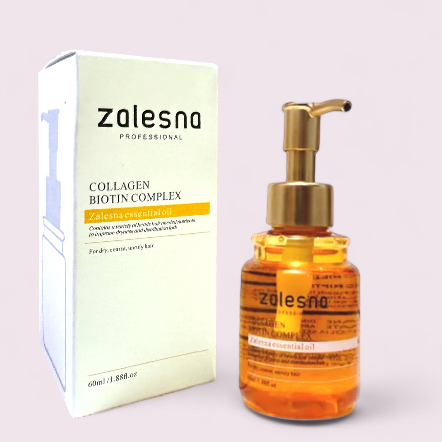 ACEITE CAPILAR ZALESNA ARGAN CON MACADAMIA 60 ML