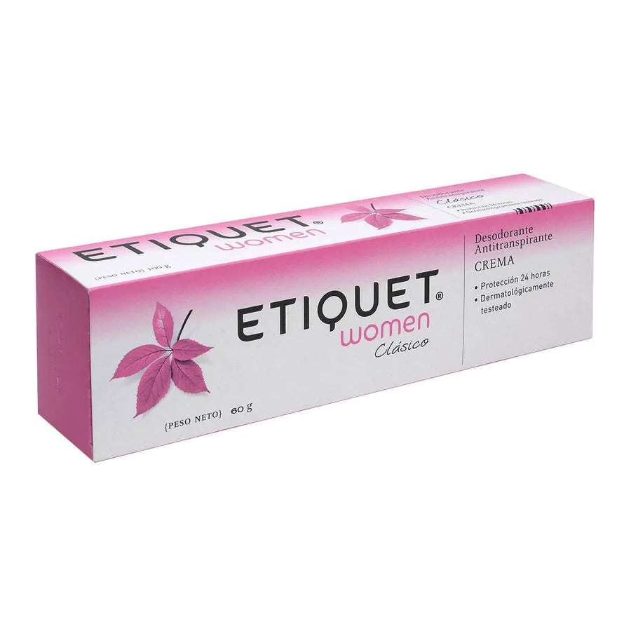 DESODORANTE MUJER ETIQUET ANTITRANSPIRANTE EN CREMA 60 GR