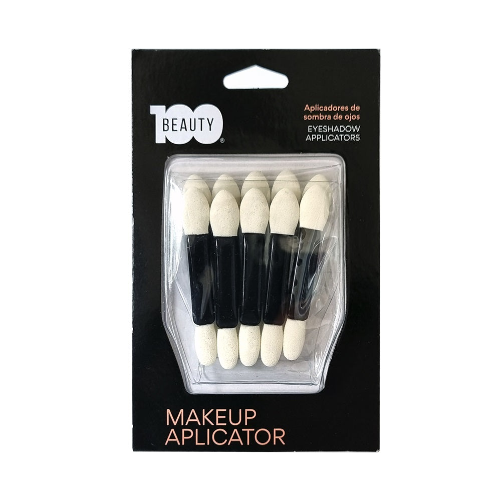 MAQUILLAJE - B100 APLICADORES DE SOBRA DE OJOS 10 UNIDADES