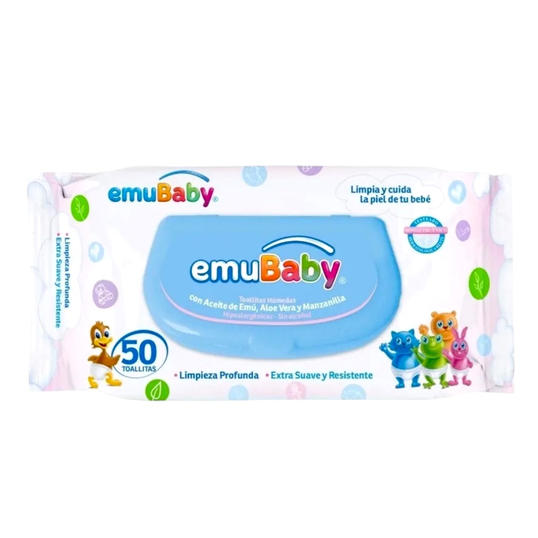 TOALLITAS HUMEDAS EMUBABY X50 UNIDADES