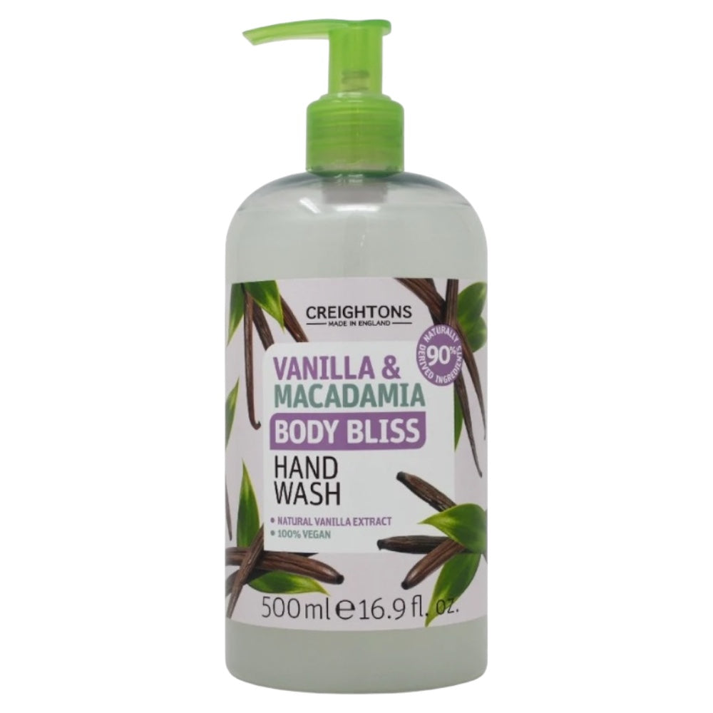 JABON LIQUIDO DE MANO CREIGHTONS BODY BLISS VAINILLA Y MACADAMIA 500ML