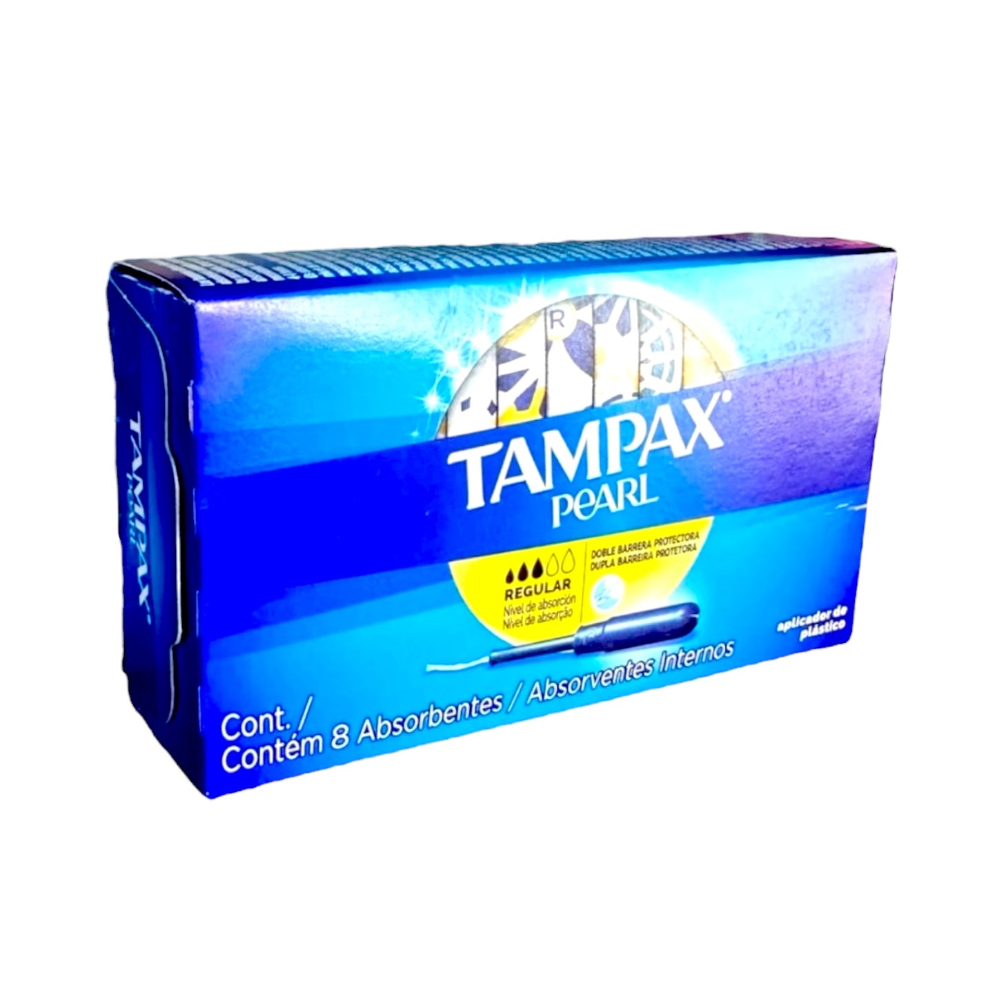 TAMPAX PEARL TAMPONES REGULAR SIN FRAGANCIA X8