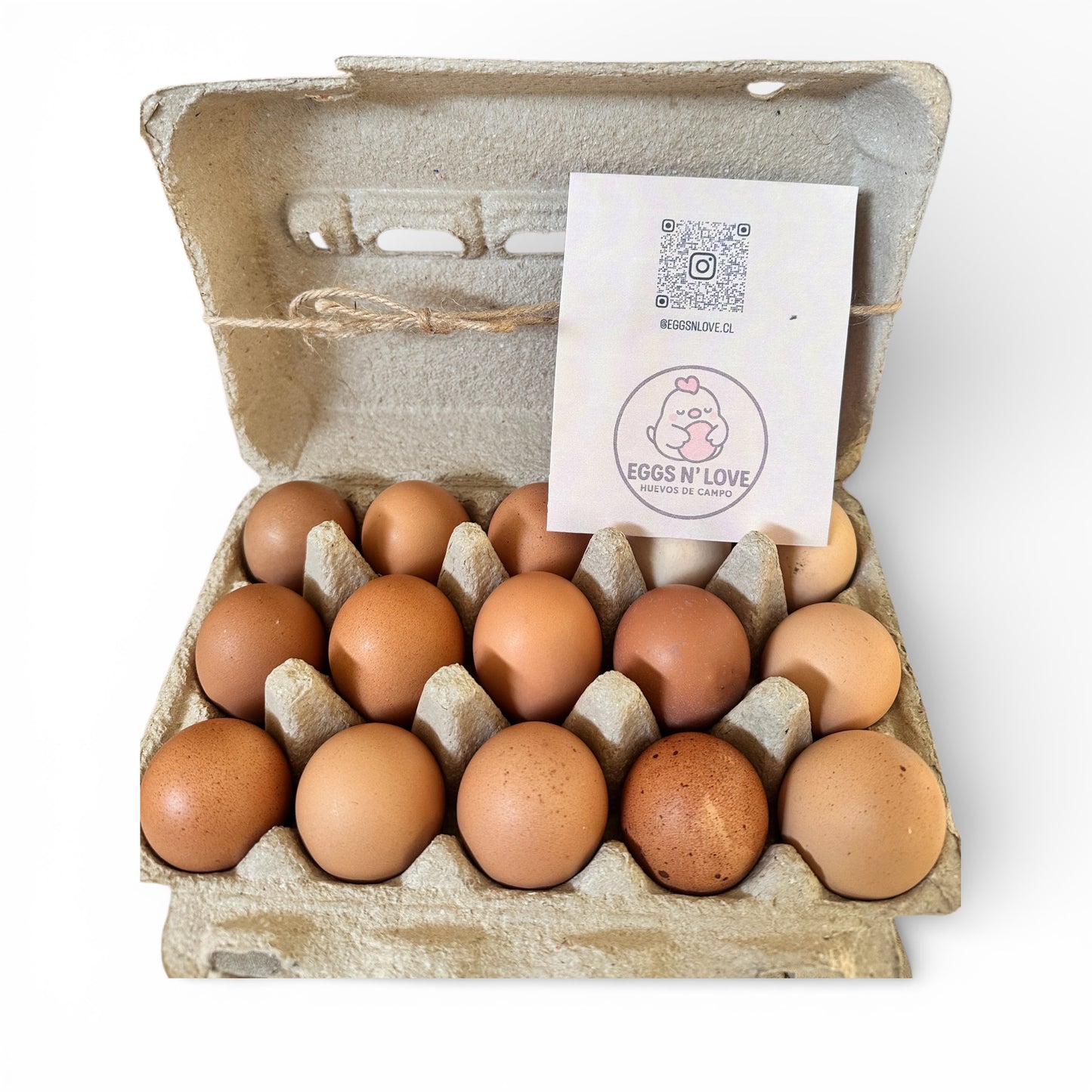 BANDEJA 15 UNIDADES HUEVOS DE CAMPO