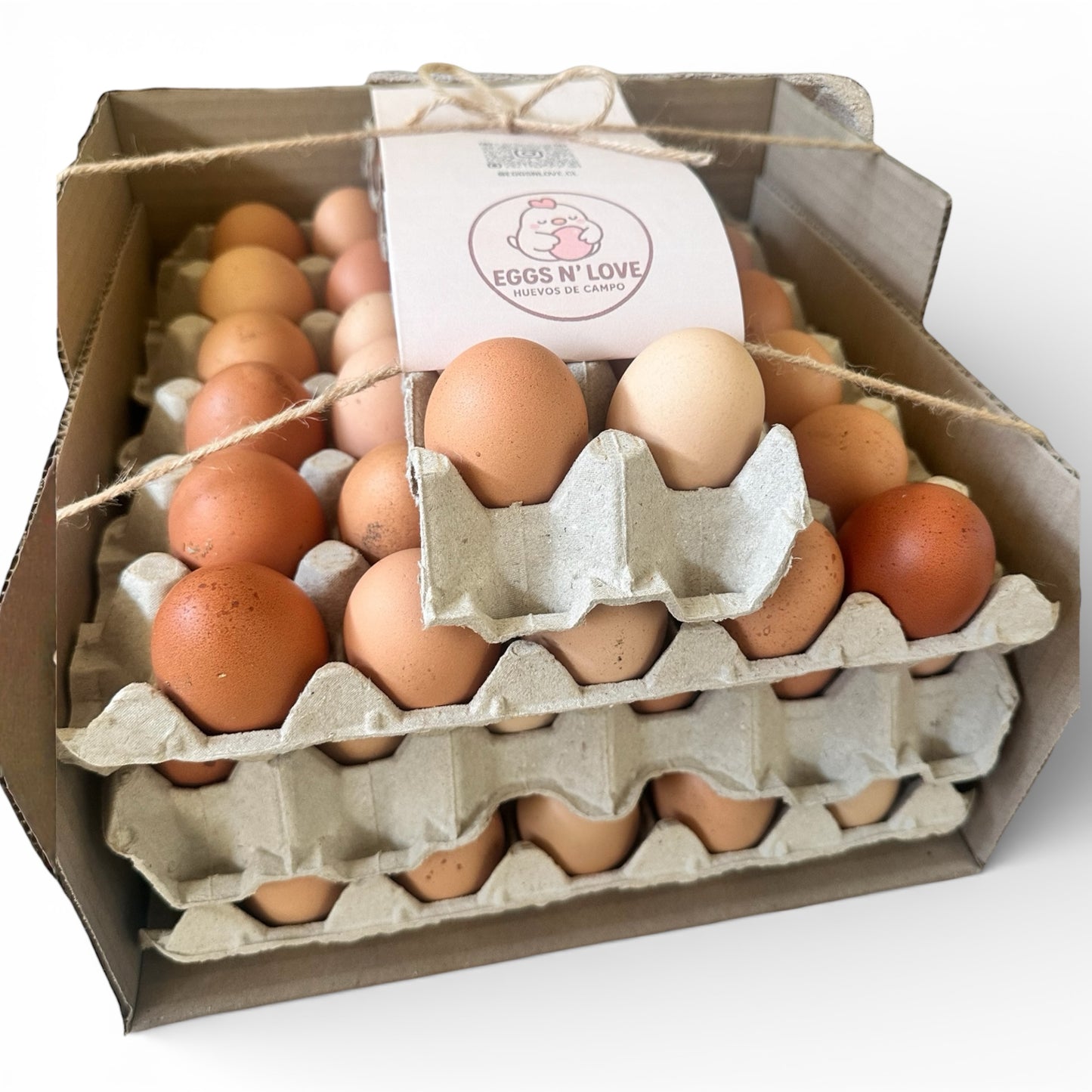 CAJA 100 UNIDADES HUEVOS DE CAMPO