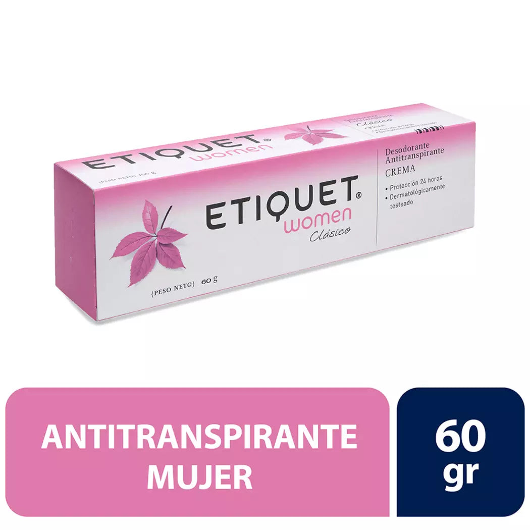DESODORANTE MUJER ETIQUET WOMEN CREMA 60 G