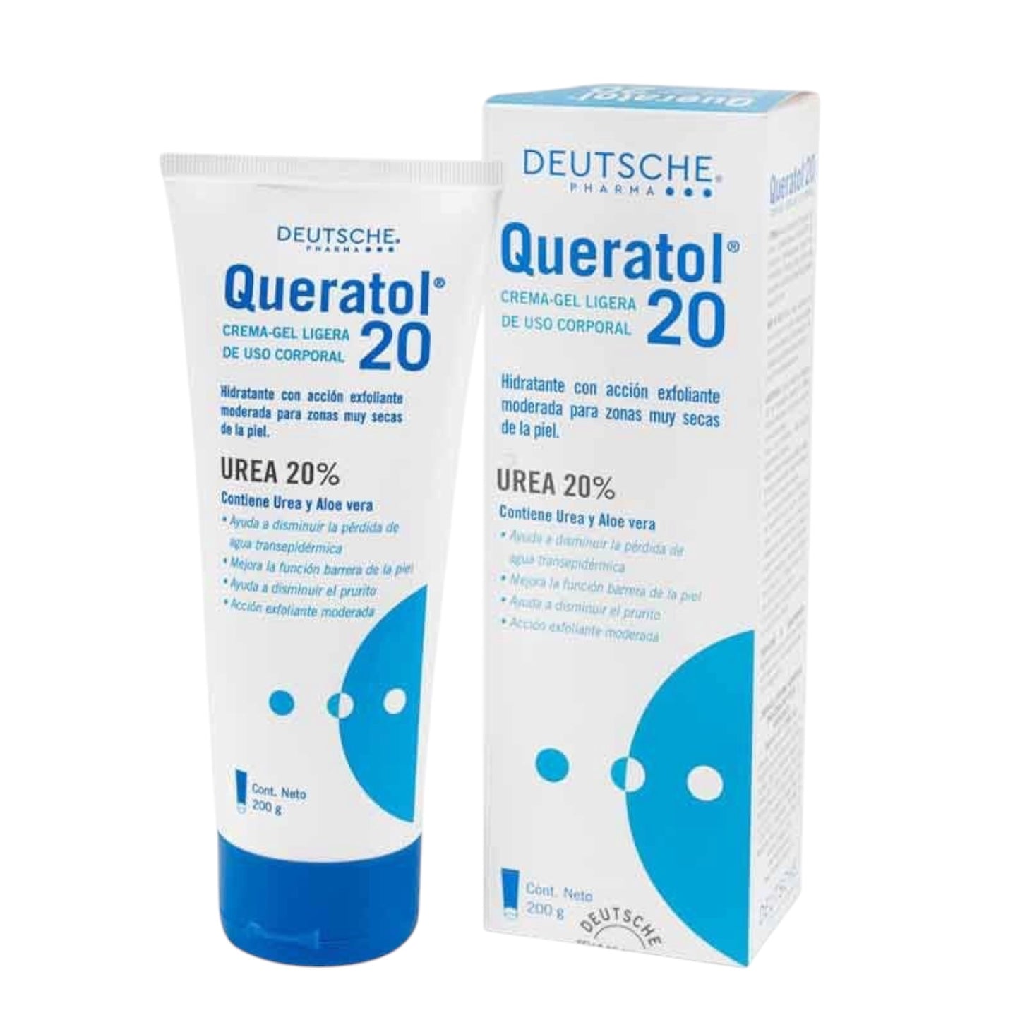 CREMA CORPORAL QUERATOL 20 UREA Y ALOE VERA 200G