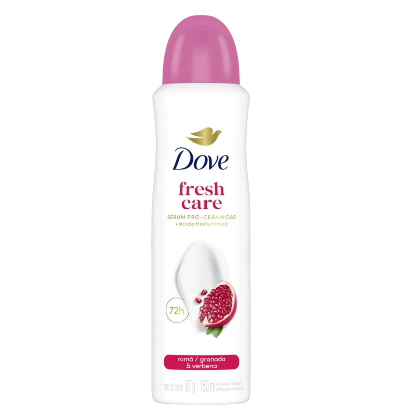 DESODORANTE MUJER DOVE FRESH CARE SPRAY ROMÁ (GRANADA Y VERBENA) 72H S/ALCOHOL 150ML