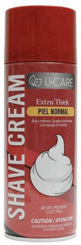 AFEITADO - ESPUMA DE AFEITAR PIEL NORMAL U CARE 340G