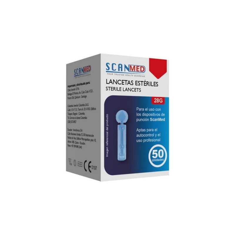 SCANMED LANCETAS ESTERILES X50