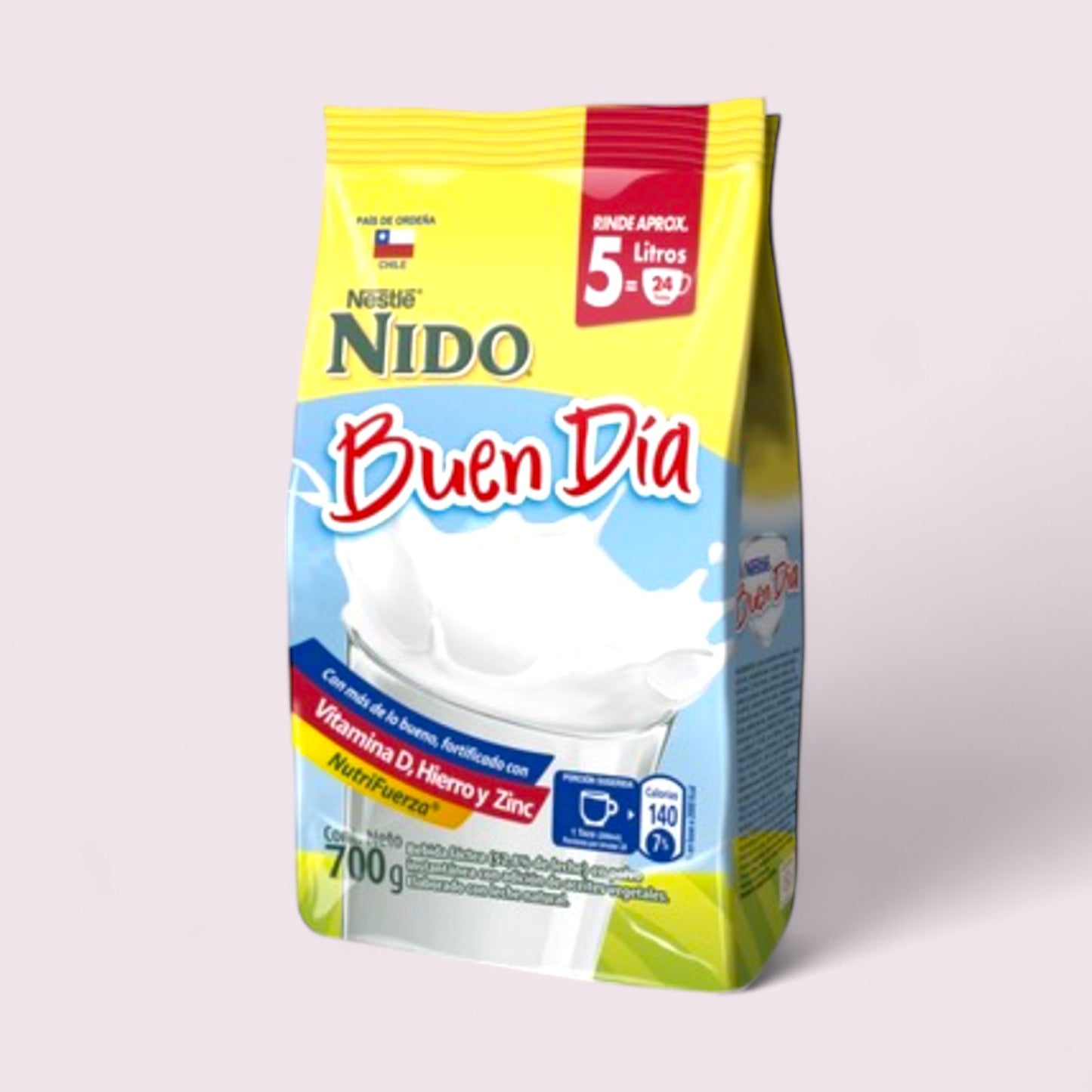 LECHE NIDO BUEN DÍA SEMIDESCREMADA POLVO INSTANTÁNEA 700G