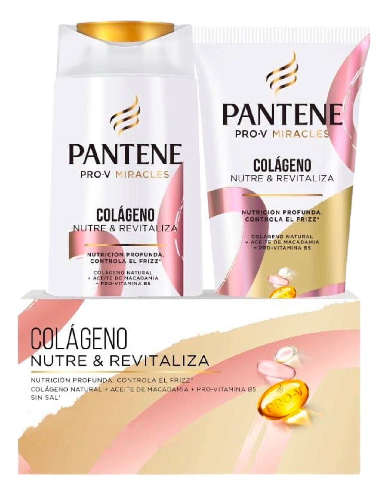 PANTENE COLAGENO SHAMPOO 300ML +ACO. 250ML