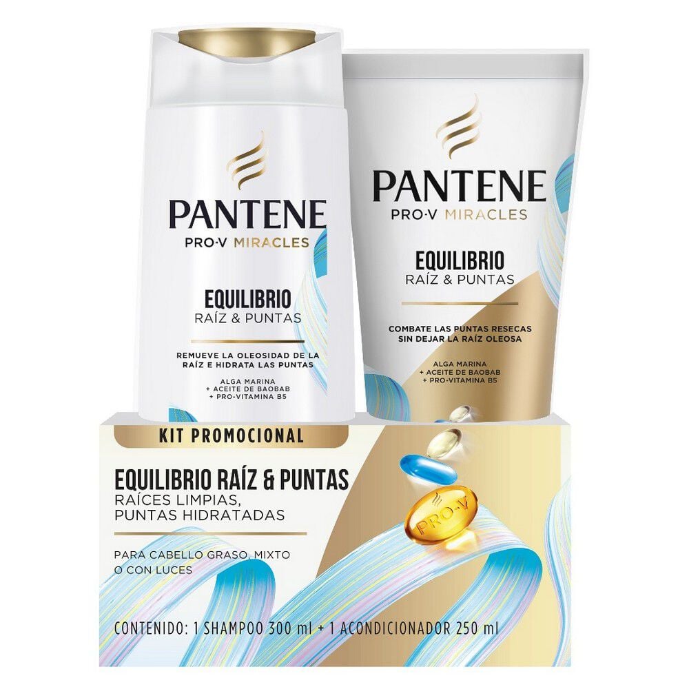 PANTENE EQUILIBRIO SHAMPOO 300ML + ACONDICIONADOR 250ML