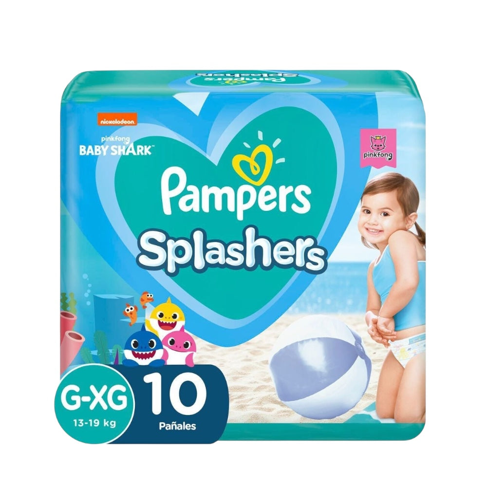 PAÑALES PAMPERS SPLASHERS TALLA G-XG