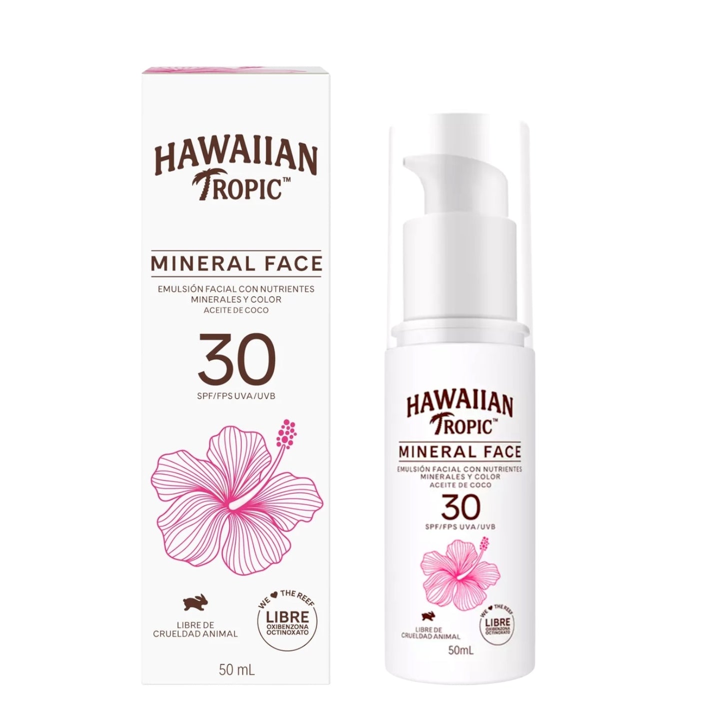 HAWAIIAN TROPIC FPS30 MINERAL FACE - PROTECTOR SOLAR FACIAL