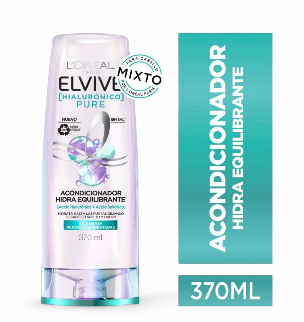 ELVIVE ACONDICIONADOR HIALURONICO PURE 370 ML