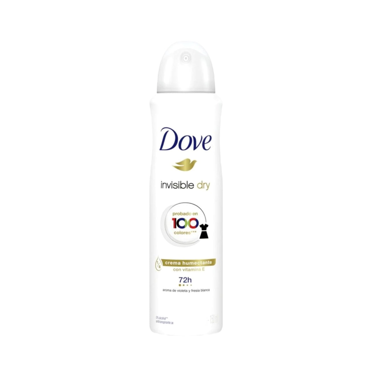 DESODORANTE MUJER DOVE INVISIBLE DRY SPRAY ANTITRANSPIRANTE 48H SIN ALCOHOL 150ML