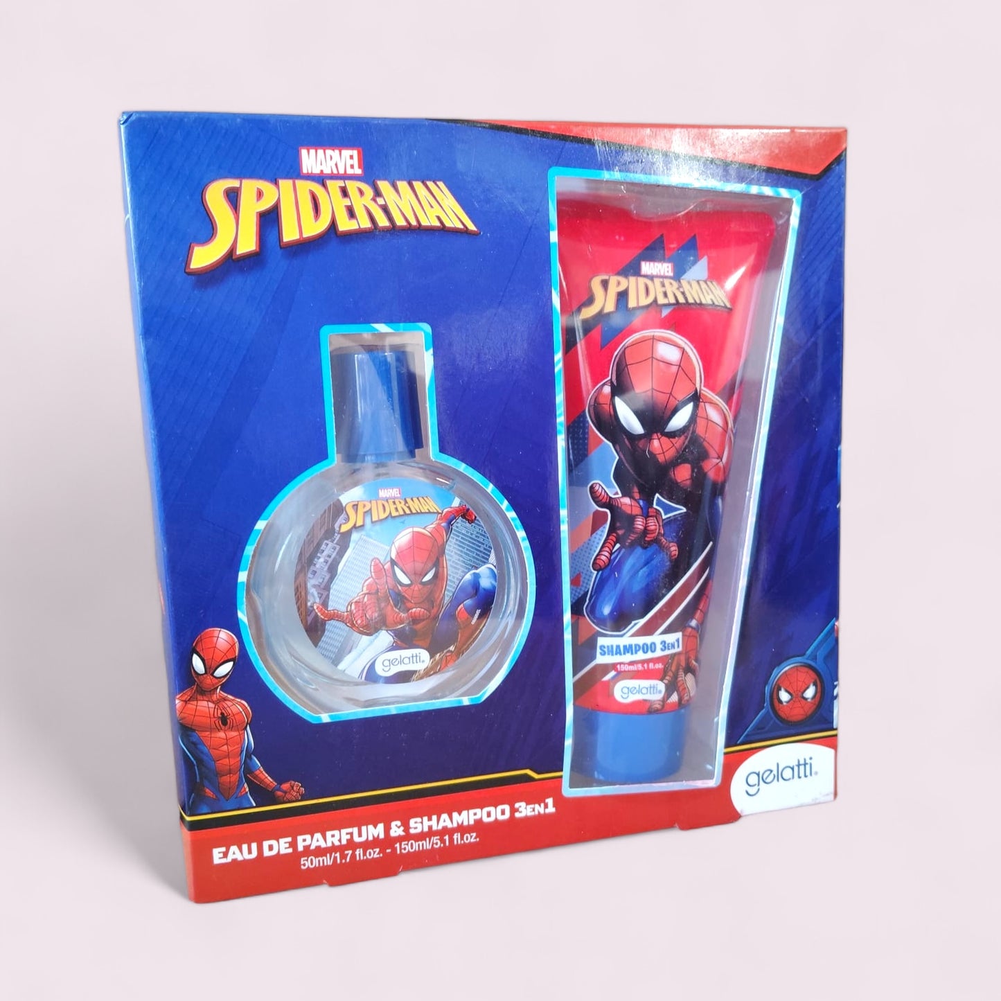 GELATTI SPIDER-MAN EAU DE PARFUM 50ML+SHAMPOO 3 EN 1 150ML