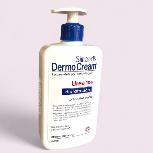 CREMA CORPORAL SIMONDS DERMOCREAM HIDRATACION UREA 10% PIEL EXTRA SECA 400ML