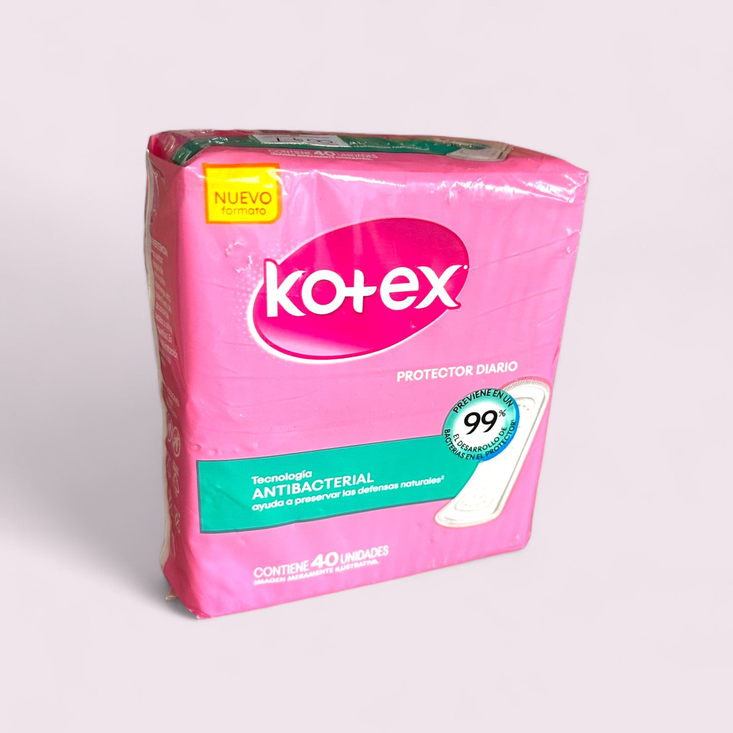 PROTECTORES DIARIOS KOTEX NORMAL ANTI BACTERIAL X40