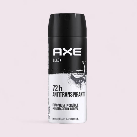 DESODORANTE HOMBRE AXE SPRAY ANTITRANSPIRANTE SECO BLACK 152ML 72H.