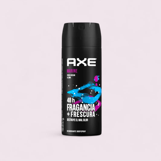 DESODORANTE HOMBRE AXE BODY SPRAY MARINE 150ML 48H.