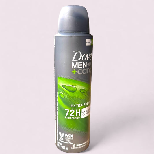 DESODORANTE HOMBRE DOVE MEN CARE EXTRA FRESH DES.SP.72H ANTITRANSPIRANTE SIN ALCOHOL 150ML (89G)