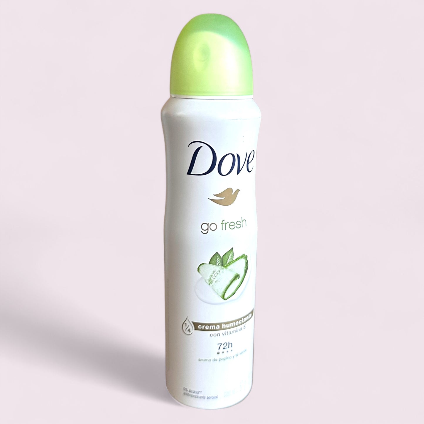 DESODORANTE MUJER DOVE GO FRESH SPRAY ANTITRANSPIRANTE PEPINO/TE VERDE 72H S/A.150ML