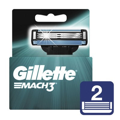 AFEITADO - GILLETTE MACH 3 REPUESTO PARA MAQUINA DE AFEITAR X2 UNIDADES