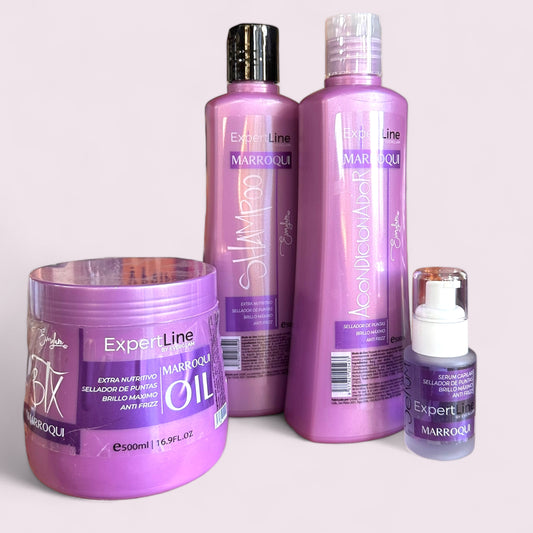 TRATAMIENTO PACK EXPERT LINE MARROQUI SH+ACO 500 ML + BOTOX +ACEITE CAPILAR