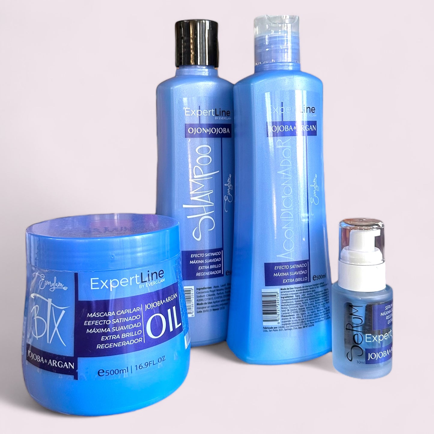 TRATAMIENTO CAPILAR PACK EXPERT LINE JOJOBA SH+ACO 500 ML + TRATAMIENTO+ACEITE CAPILAR