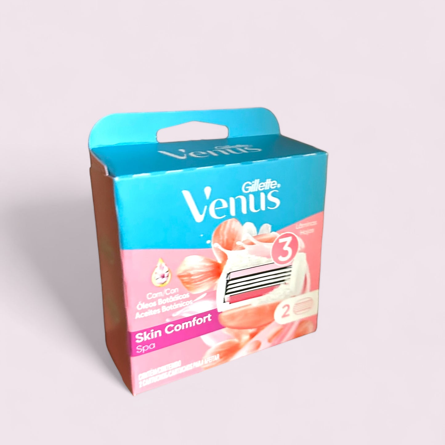 DEPILACION - GILLETTE VENUS SPA REPUESTO PARA MAQUINA DE AFEITAR RECARGABLE  X2 CARTUCHOSa)