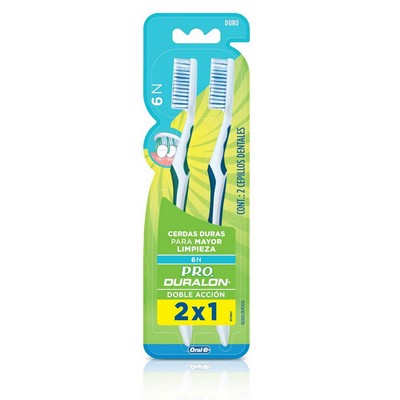 CEPILLO DENTAL DURALON 6N DURO 2X1