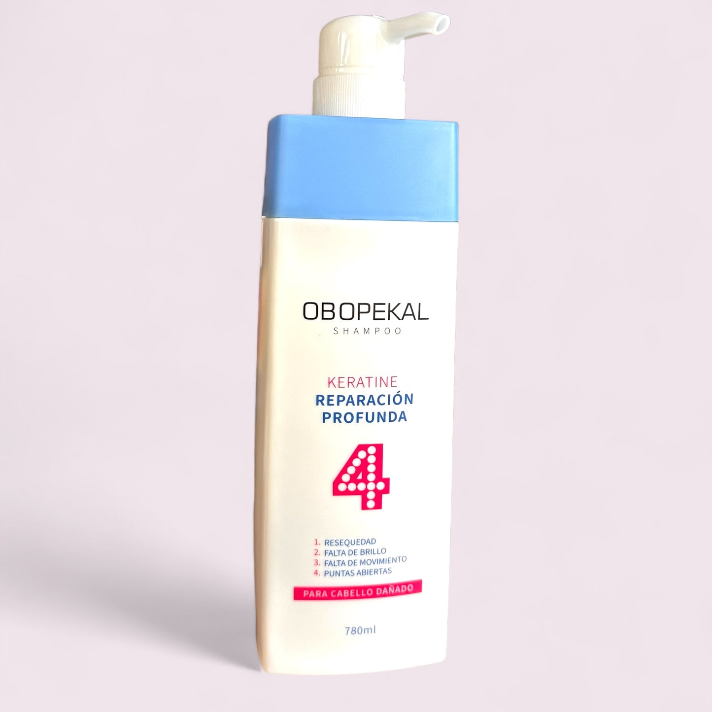 SHAMPOO OBOPEKAL KERATINE REPARACION PROFUNDA 4 PARA CABELLO DAÑADO 780ML
