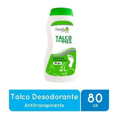 TALCO DE PIES FAMILY SET POLVO 80GR                            