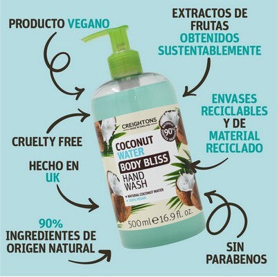 JABON LIQUIDO DE MANO CREIGHTONS BODY BLISS AGUA DE COCO 500ML
