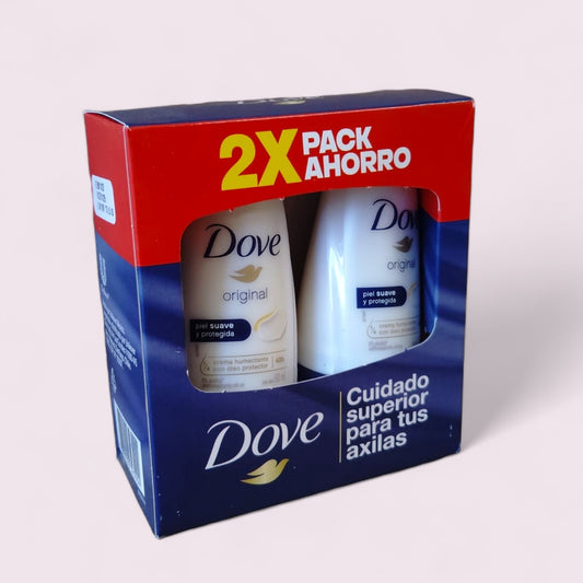 DESODORANTE UNISEX DOVE ORIGINAL ROLL-ON 50 ML PACK AHORRO (2 UNID)