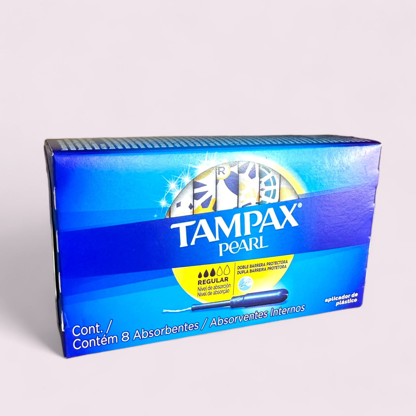 TAMPAX PEARL TAMPONES REGULAR SIN FRAGANCIA X8