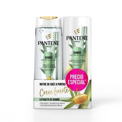 PANTENE PRO-V BAMBU NUTRE Y CRECE SHAMPOO 400ML+ACO.400ML (PRECIO ESPECIAL)