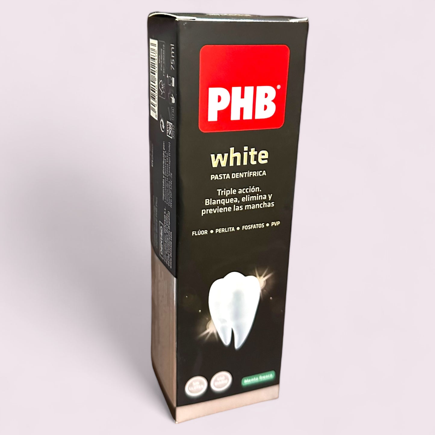 PASTA DENTAL PHB WHITE TRIPLE ACCION MENTA FRESCA 75ML