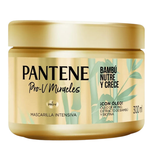 PANTENE PRO-V MIRACLES MASCARILLA INTENSIVA BAMBÚ NUTRE Y CRECE 300ML
