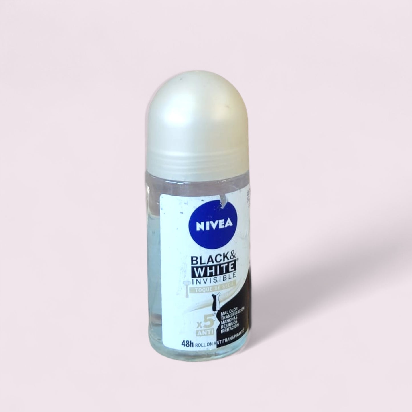 DESODORANTE MUJER NIVEA BLACK&WHITE DES. ROLL ON INVISIBLE SILKY SMOOTH 48HR 50ML