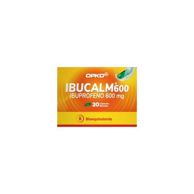 IBUCALM IBUPROFENO 20 CAPSULAS 600MG