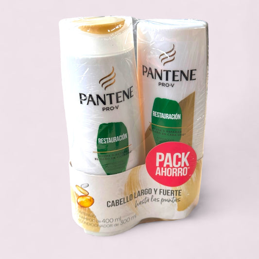 PANTENE PRO-V RESTAURACION SHAMPOO 400ML+ACONDICIONADOR 300ML (PACK AHORRO)