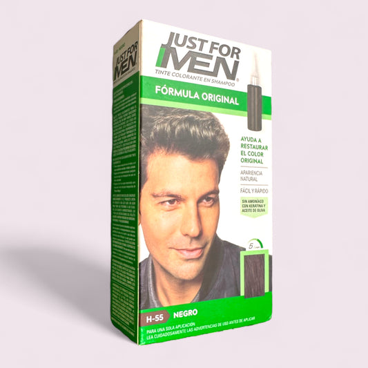 JUST FOR MEN TINTURA COLORANTE EN SHAMPOO NEGRO 60ML